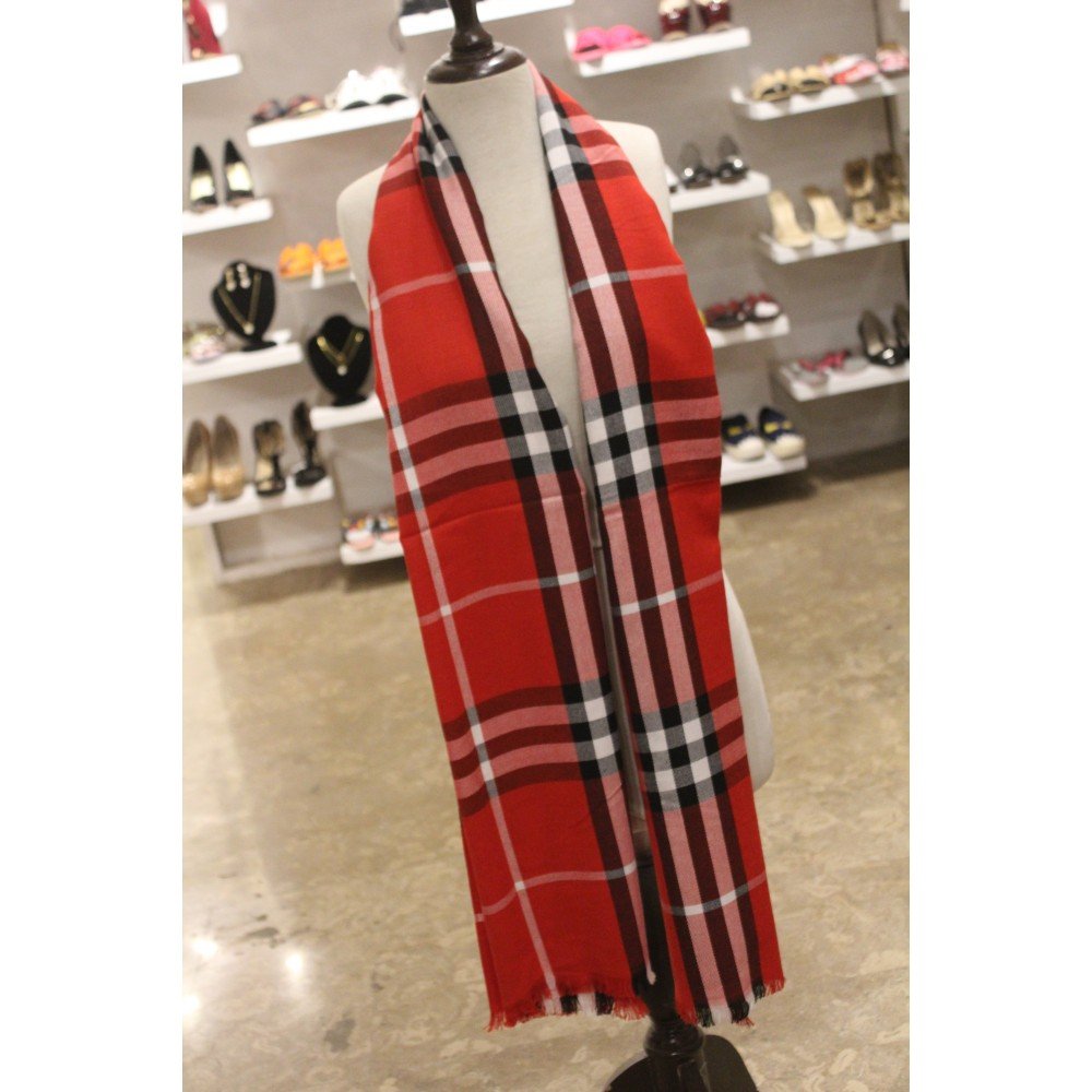 BURBERRY STOLE RED