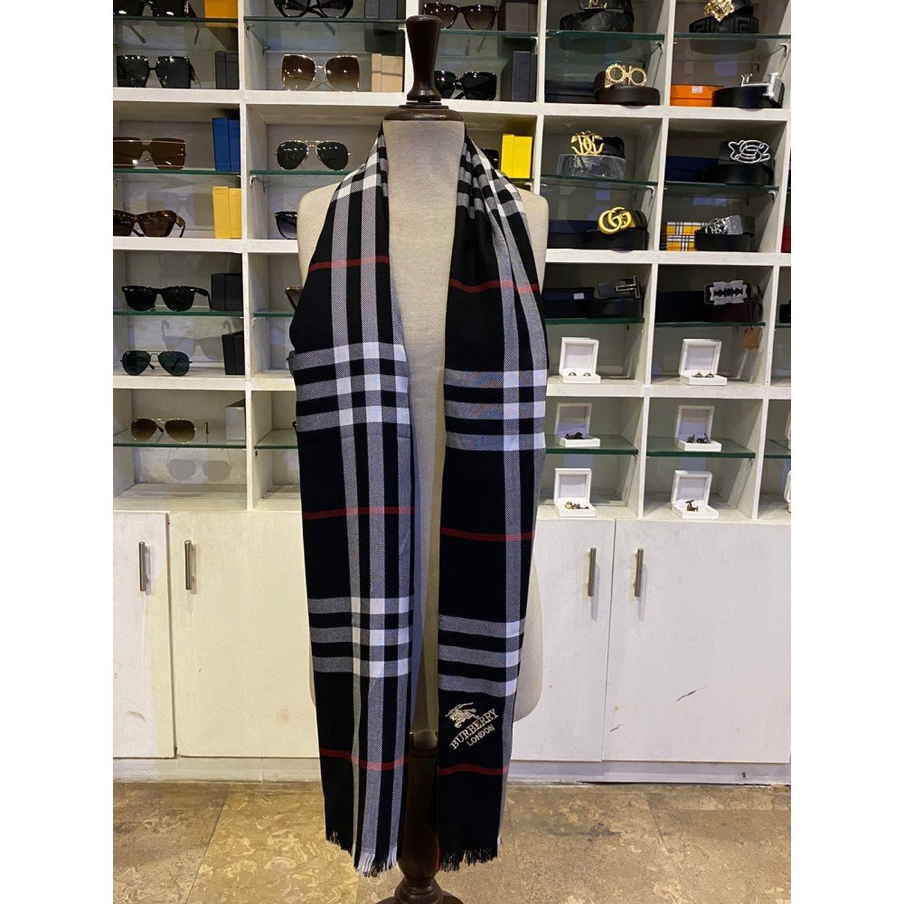 BURBERRY STOLE BLACK BURBERRY STOLE BLACK