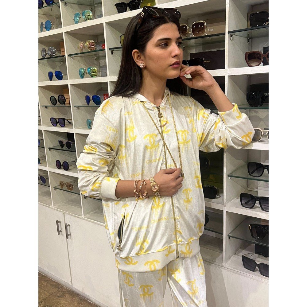 CHANEL TRACKSUIT YELLOW