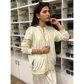 CHANEL TRACKSUIT YELLOW